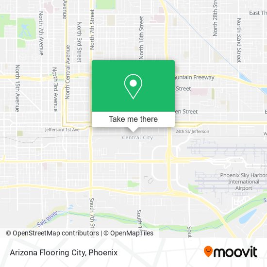 Mapa de Arizona Flooring City