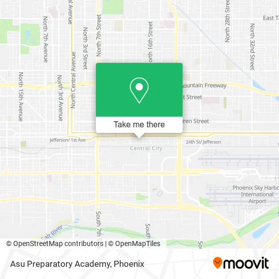Asu Preparatory Academy map