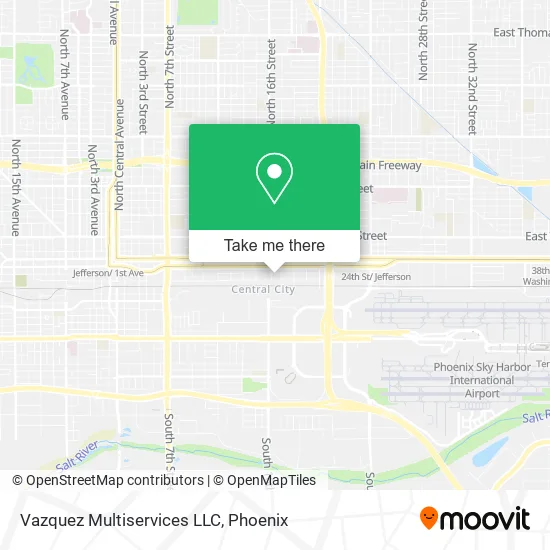 Mapa de Vazquez Multiservices LLC