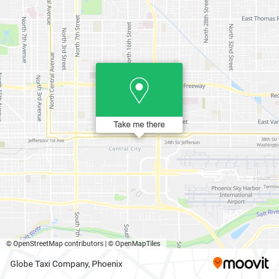 Globe Taxi Company map