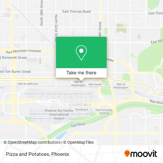 Pizza and Potatoes map