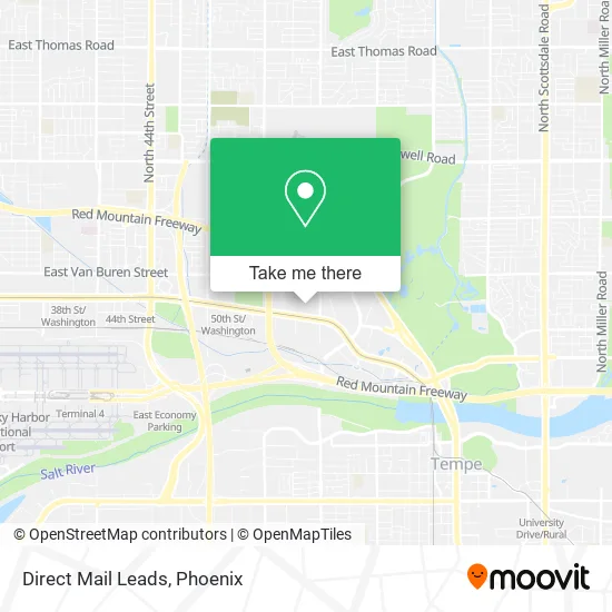 Direct Mail Leads map
