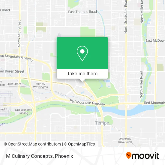 M Culinary Concepts map