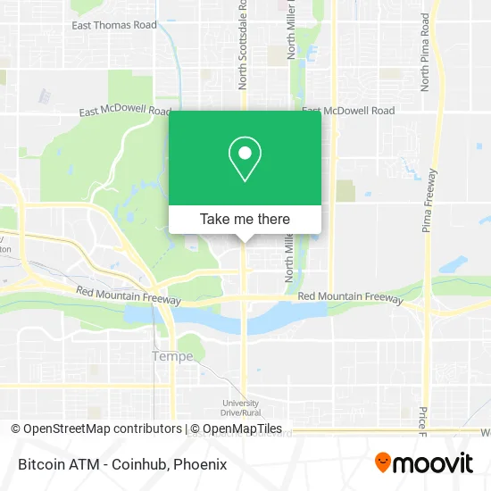 Bitcoin ATM - Coinhub map