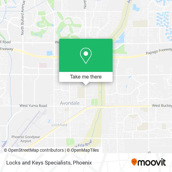 Locks and Keys Specialists map