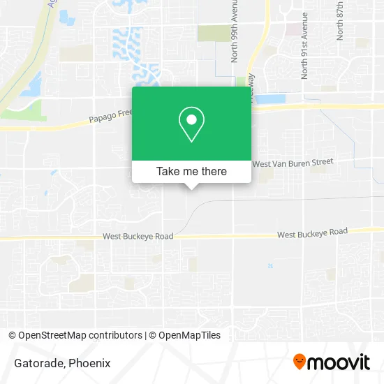Gatorade map