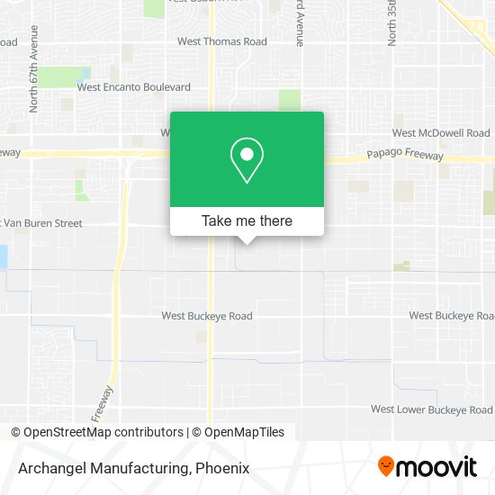 Archangel Manufacturing map