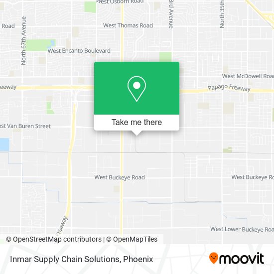 Inmar Supply Chain Solutions map