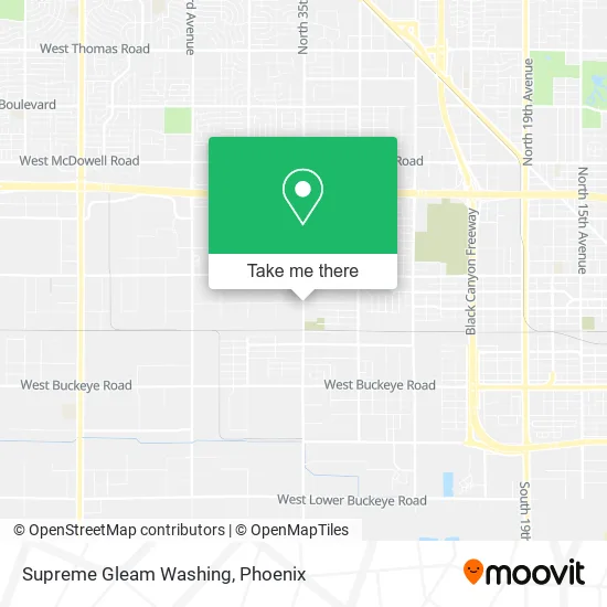 Supreme Gleam Washing map