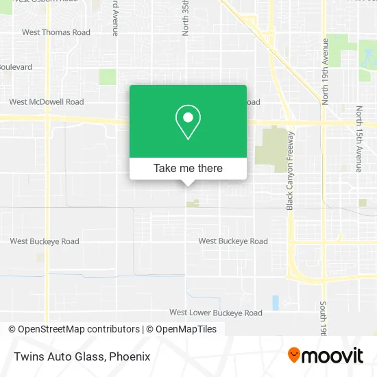 Twins Auto Glass map