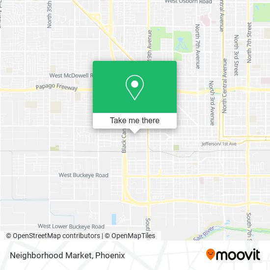Mapa de Neighborhood Market