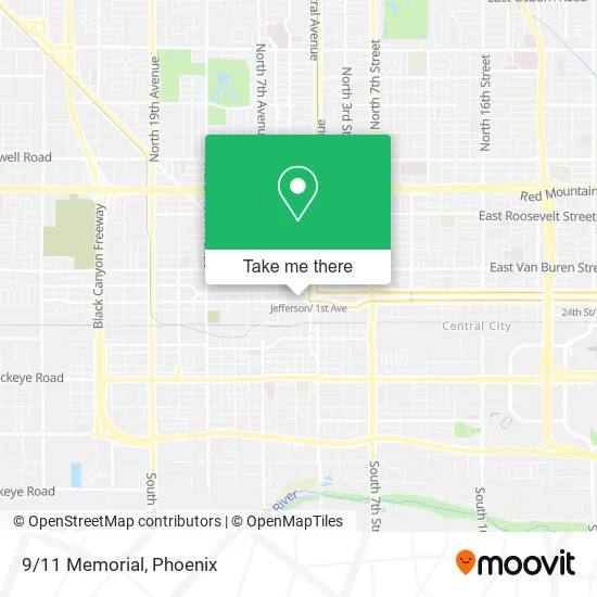 9/11 Memorial map