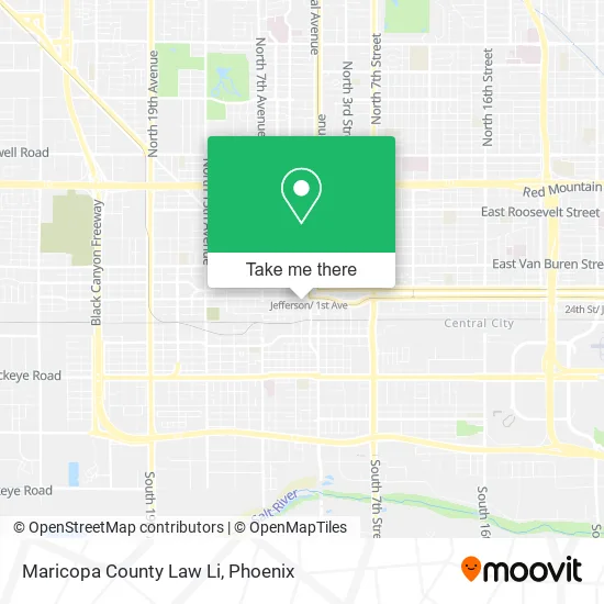 Maricopa County Law Li map