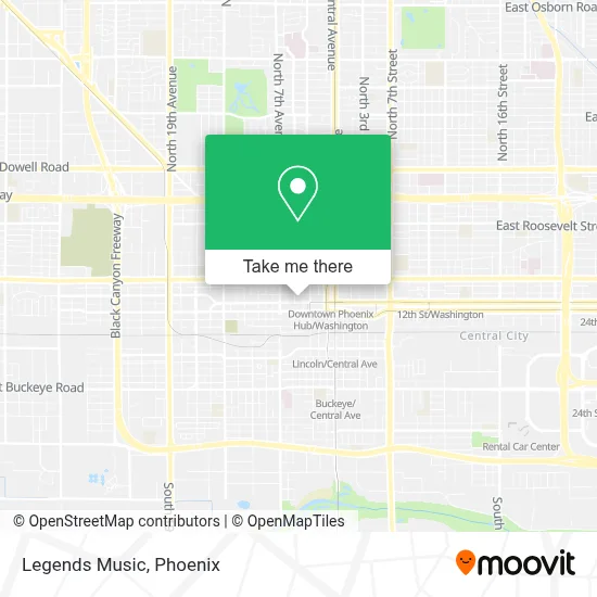 Legends Music map