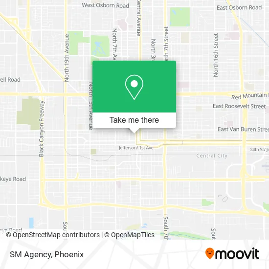 Mapa de SM Agency