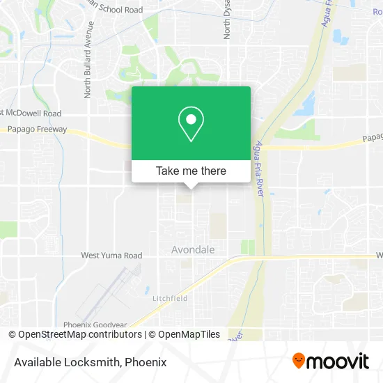 Available Locksmith map