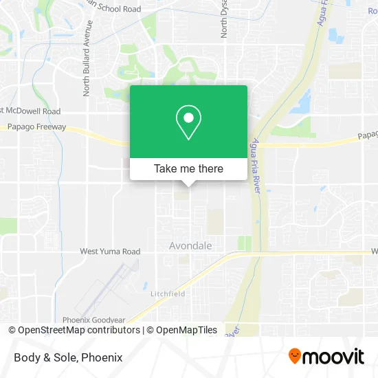 Body & Sole map