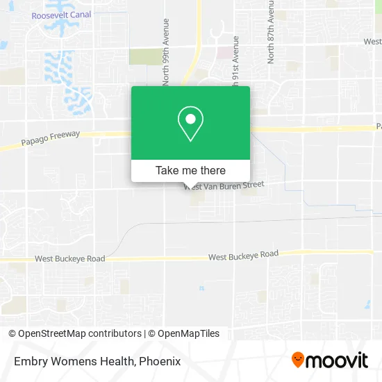 Embry Womens Health map