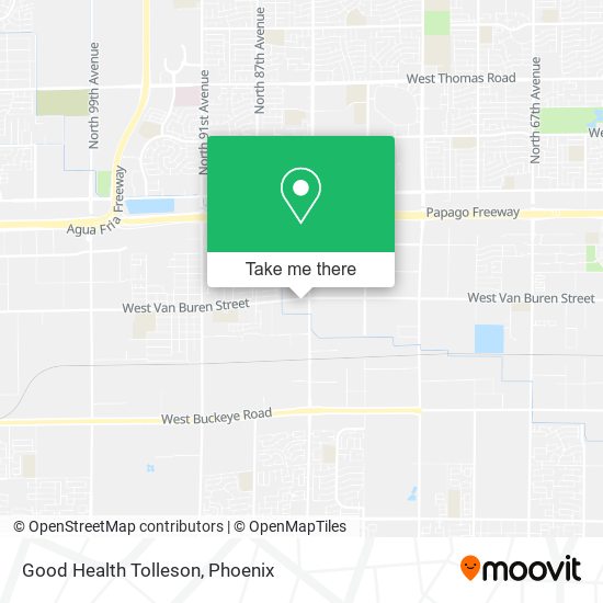 Mapa de Good Health Tolleson