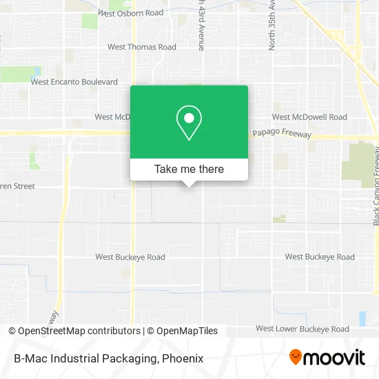 B-Mac Industrial Packaging map