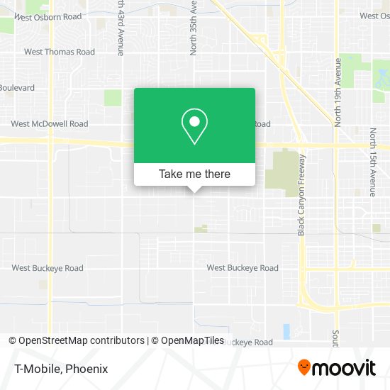 Mapa de T-Mobile