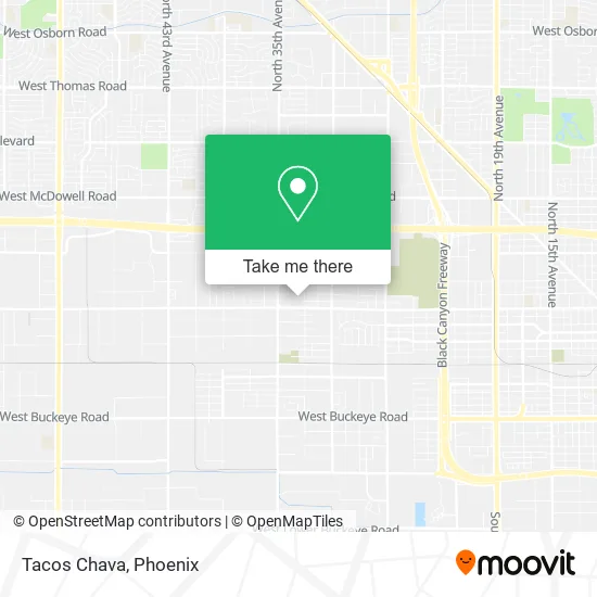 Tacos Chava map