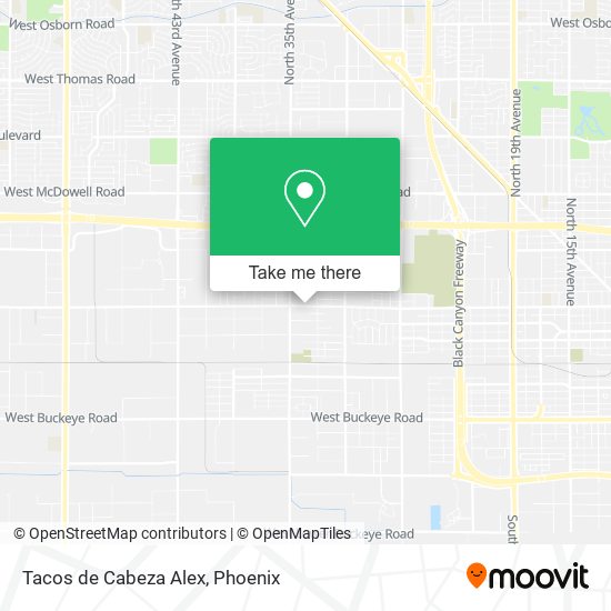Tacos de Cabeza Alex map