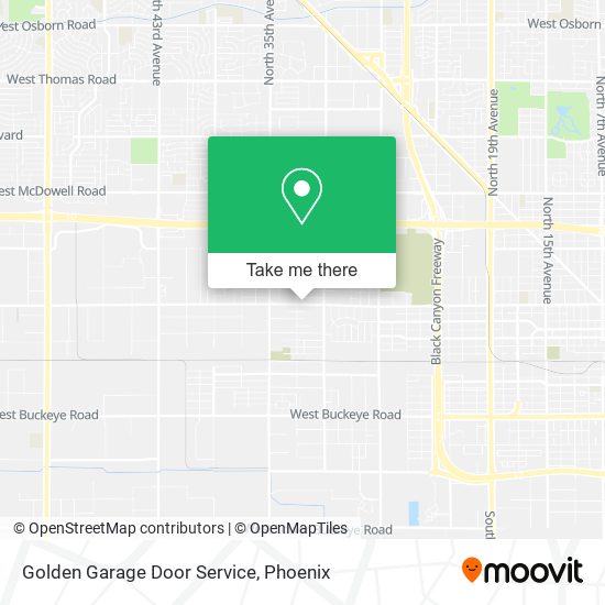 Mapa de Golden Garage Door Service