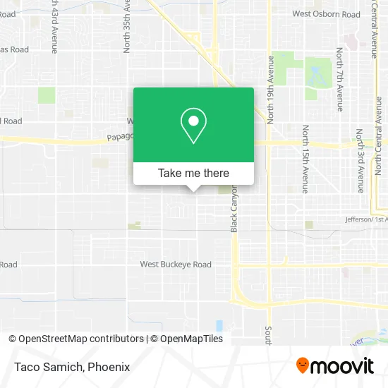 Taco Samich map