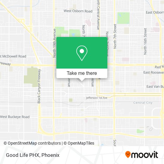 Good Life PHX map