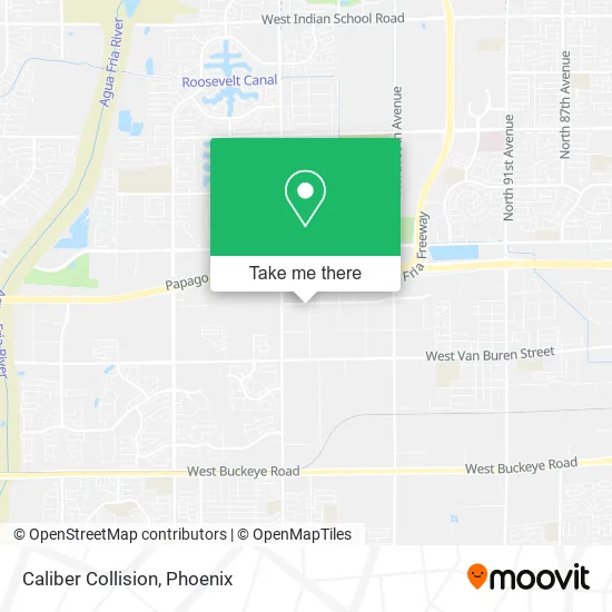 Caliber Collision map