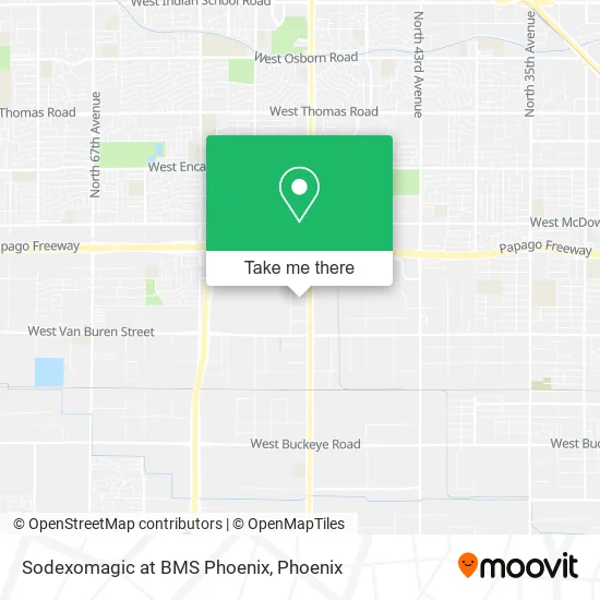 Sodexomagic at BMS Phoenix map