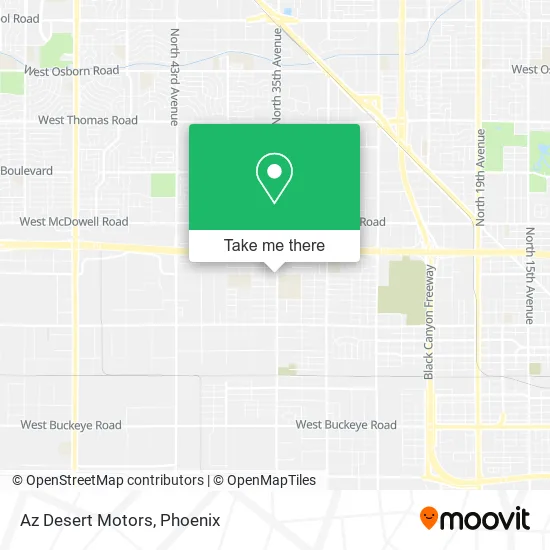 Az Desert Motors map