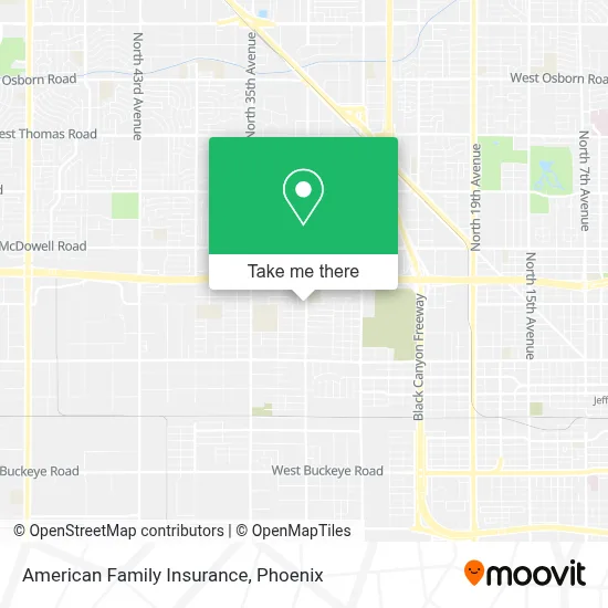 American Family Insurance map