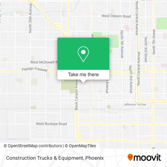 Mapa de Construction Trucks & Equipment