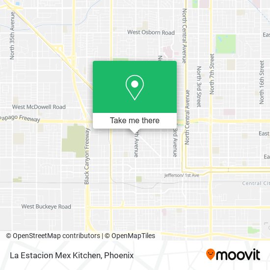 La Estacion Mex Kitchen map