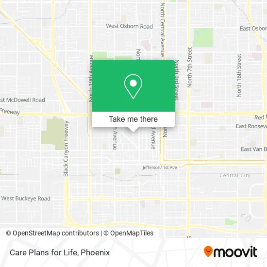 Care Plans for Life map