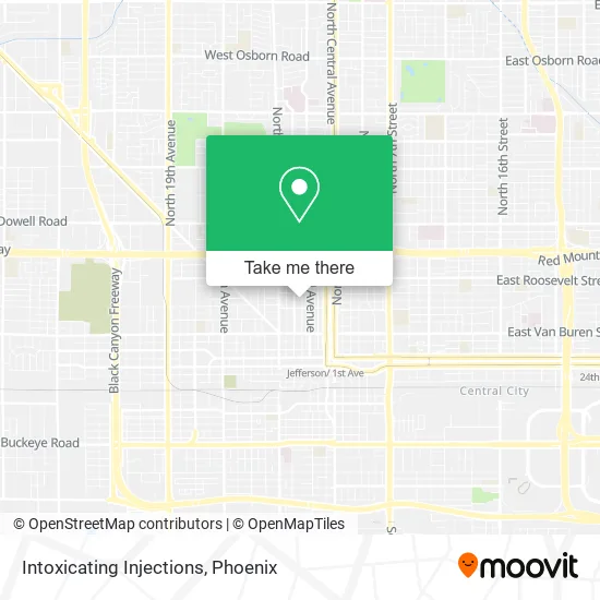 Intoxicating Injections map