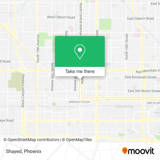 Shayed map