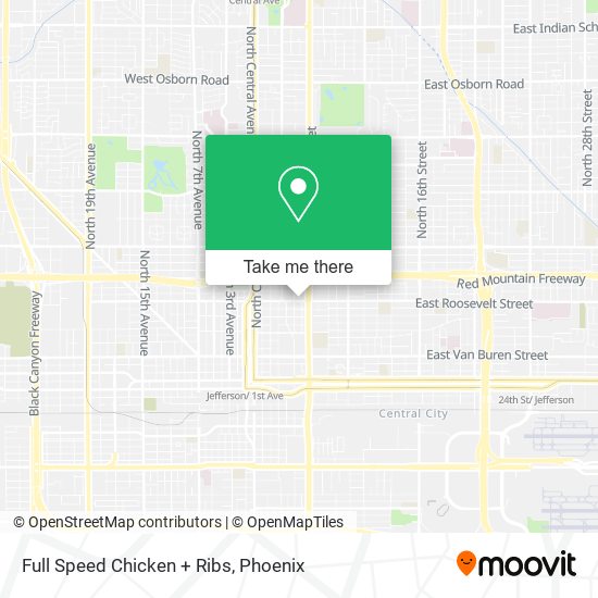 Full Speed Chicken + Ribs map