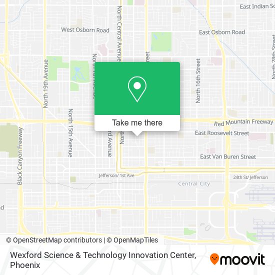 Mapa de Wexford Science & Technology Innovation Center