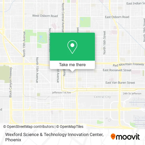 Wexford Science & Technology Innovation Center map