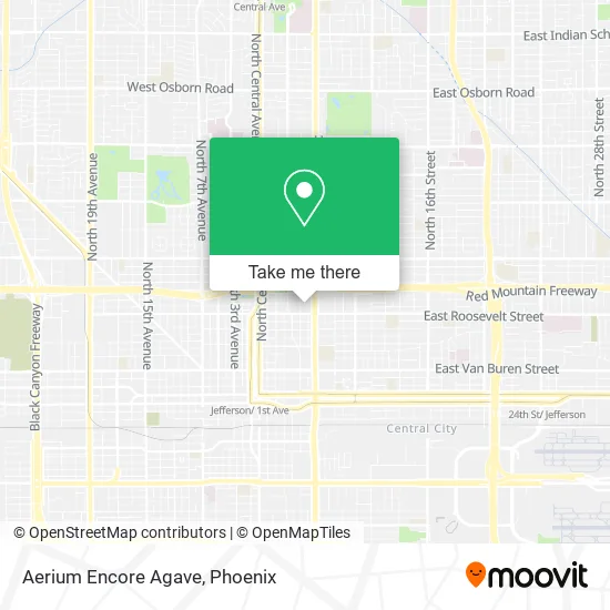 Mapa de Aerium Encore Agave
