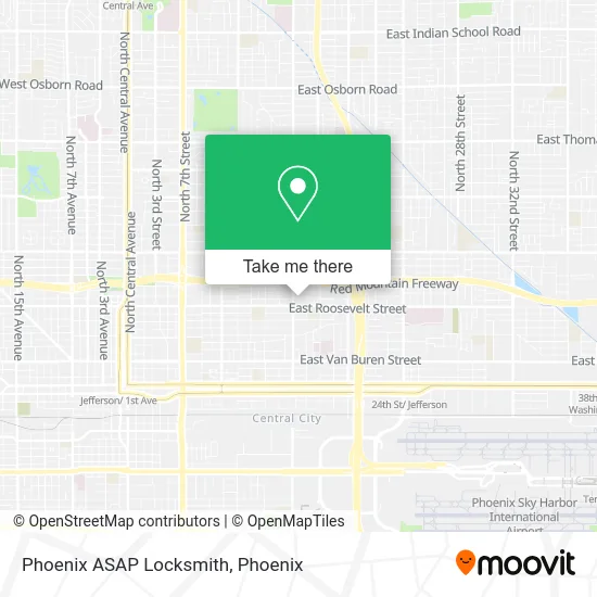 Phoenix ASAP Locksmith map