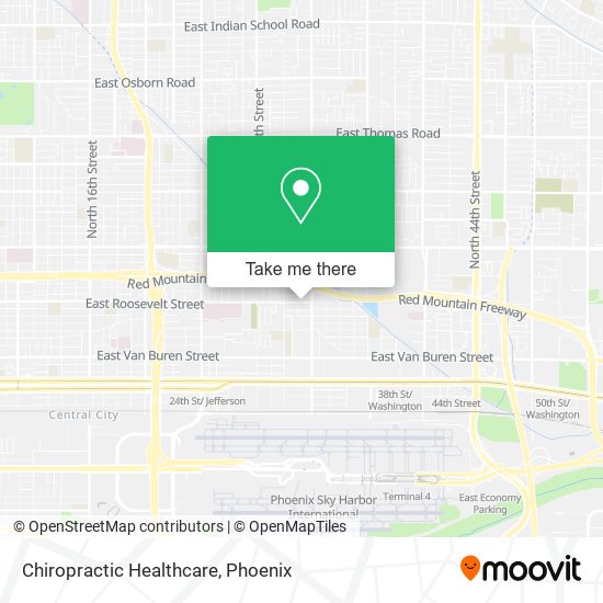 Chiropractic Healthcare map