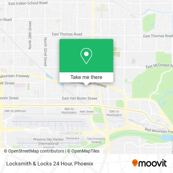 Locksmith & Locks 24 Hour map