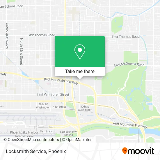 Locksmith Service map