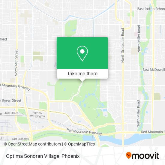 Mapa de Optima Sonoran Village