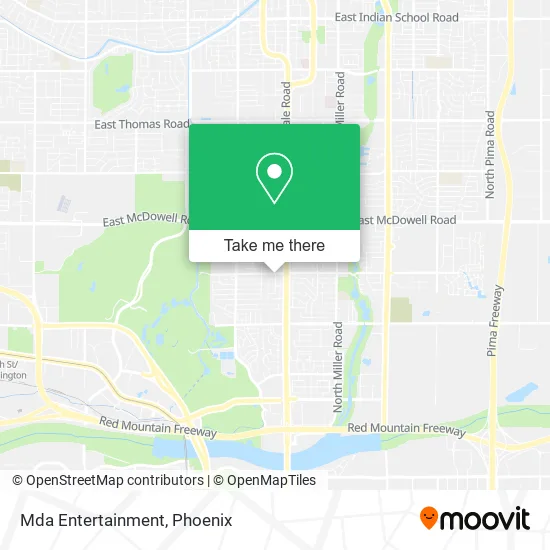 Mda Entertainment map