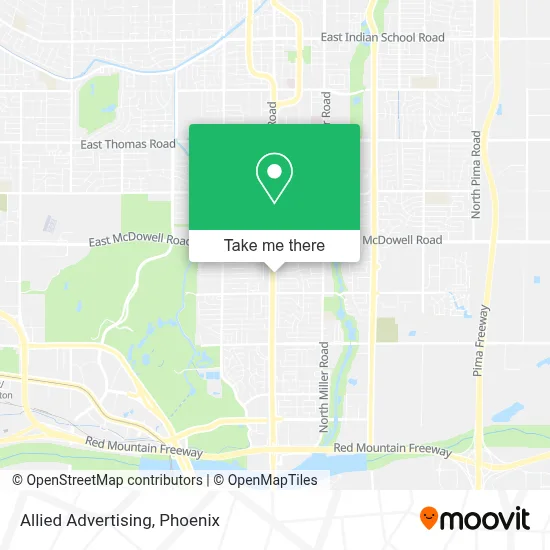 Allied Advertising map